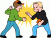 Boy Friends Clip Art Fighting Image