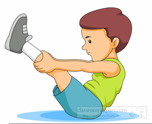 Free Stretching Clipart Image