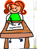 Clipart Children Writing Image