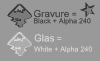 Gravure Glas Filtereffect Clip Art