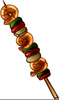 Shish Kabob Clipart Image