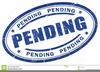 Pending Sale Sign Clipart Image