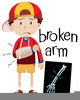 Broken Bone Clipart Image