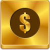 Dollar Coin Icon Image