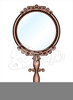 Free Clipart Hand Held Mirror Image