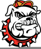 Georgia Bulldog Mascot Clipart Image