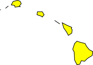Hawaiian Islands  Clip Art