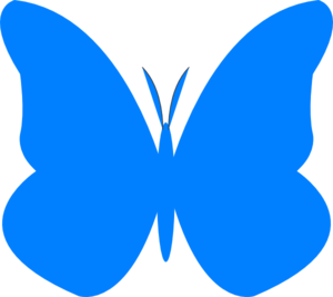 Bright Butterfly Clip Art