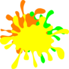 Green Splat Clip Art