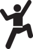 Climbing Man Clip Art