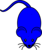 Blue Mouse Clip Art