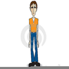 Skinny Guy Clipart Image