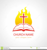 Clipart Church Program Template Image