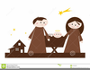 Cartoon Nativity Scene Clipart Image