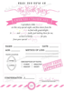 Clipart Tooth Fairy Certificate Image
