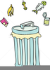 Bin Clipart Rubbish Trashcan Image