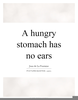 Hungry Stomach Quotes Image