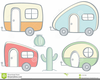 Camper Girl Clipart Image