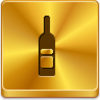 Free Gold Button Wine Bottle Image