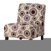 Purple Print Chair Image