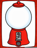 Clipart Bubble Gum Machine Image