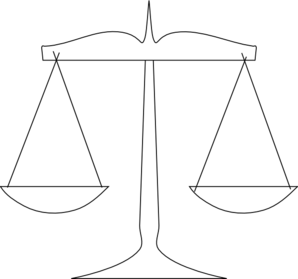 Scale Of Justice Clip Art