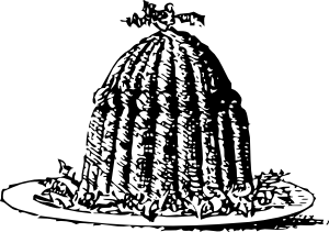 Christmas Plum Pudding Clip Art