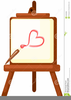 Art Easel Clipart Image