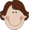 Smiling Lady Clip Art