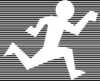 Running Figure Silhouette Clip Art