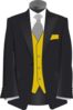 Golden Suit Clip Art