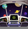 Spaceship Control Panel Clipart Image