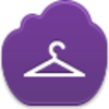 Free Violet Cloud Hanger Image