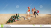 Santa At The Beach Clipart Image