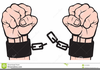 Breaking Handcuffs Clipart Image