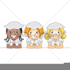 Praying Africanamerican Girl Clipart Image