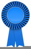 Blue Ribbon Award Clipart Image