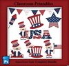 Patriotic Sunbonnet Sue Clipart Image