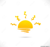 Free Setting Sun Clipart Image