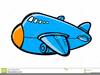 Cute Aeroplane Clipart Image