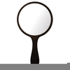 Hand Held Mirror Clipart Image