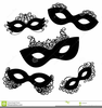 Mardi Gras Mask Clipart Image