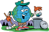 Ball Of Trash Clipart Image