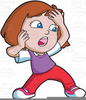 Clipart Frightened Woman Image