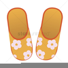 Bedroom Slippers Clipart Image