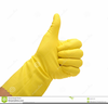 Yellow Latex Gloves Image