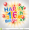 Th Birthday Party Clipart Image