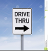 Drive Thru Clipart Image