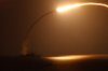 The Guided Missile Destroyer Uss Winston S. Churchill (ddg 81) Launches A Tomahawk Land Attack Missile (tlam) Toward Iraq Image