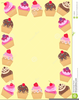 Clipart Cupcake Border Image